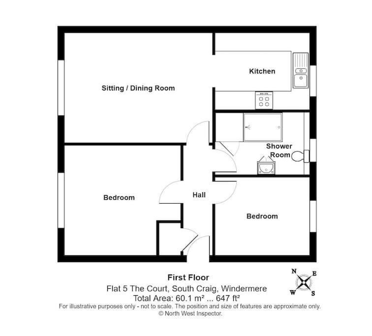 No. 5 The Court-With Free Parking Apartment Windermere Exterior photo